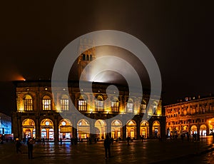 Palazzo del Podesta in Bologna, in Northern Italy