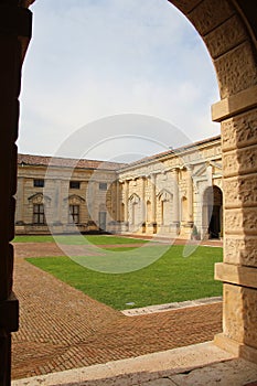 Palazzo del Te, built in mannerist style. Mantua, Italy.