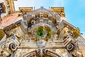 Palazzo della cancelleria in Ragusa, Sicily, Italy photo