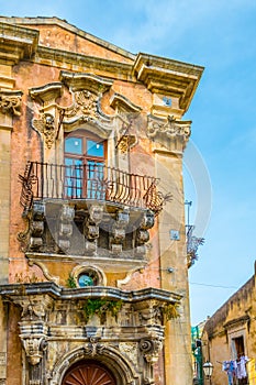 Palazzo della cancelleria in Ragusa, Sicily, Italy photo