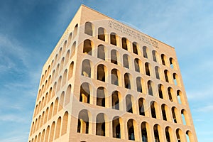 The Palazzo della Civilta Italiana, aka Square Colosseum, Rome, photo