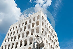 Palazzo della civilta italiana, Rome architecture landmark photo