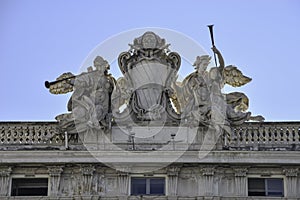 Palazzo della Consulta, seat of the Italian Constitutional Court, Rome, Italy.