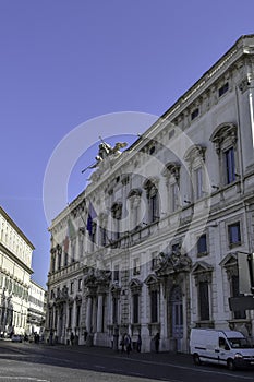 Palazzo della Consulta, seat of the Italian Constitutional Court, Rome, Italy.