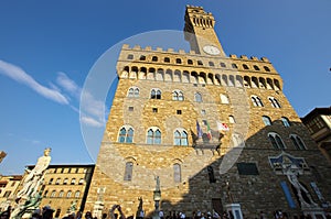 Palazzo della Signoria, the city hall of Florence.