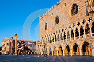 Palazzo Ducale building located at Venice, Italy photo