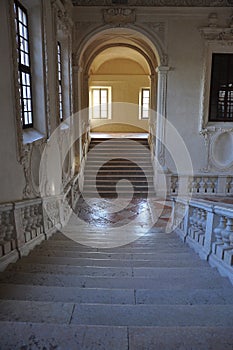 Palazzo Ducale Mantova, inner staircase. photo