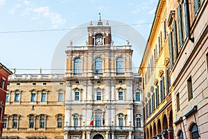 Palazzo Ducale in Piazza Roma of Modena. Italy. photo