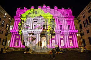 Palazzo Ducale, show dedicated to Andy Warhol event exposure, Genoa, Italy.