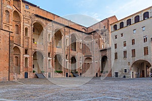 Palazzo Farnese in Italian town Piacenza