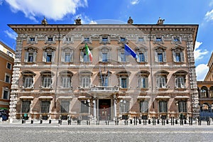 Palazzo Madama: historic building in Rome, seat of Senate of Italian Republic. photo