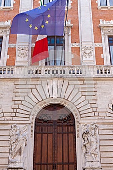 The Palazzo Montecitorio is a palace in Rome, and the seat of the Representative chamber of the Italian parliament