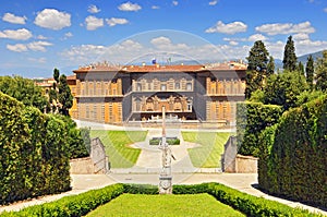 Palazzo Pitti in Boboli garden, Florence, Italy photo