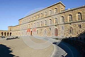 The Palazzo Pitti in Florence