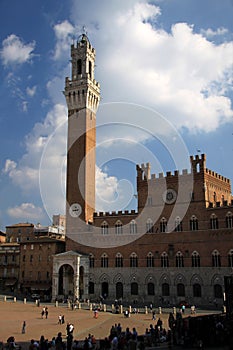 Palazzo Pubblico on the Piazza del Campo in Siena