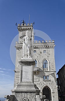 The Palazzo Pubblico of San Marino