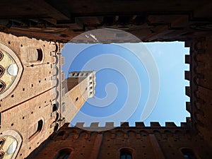 Palazzo Pubblico. Siena. Italy.