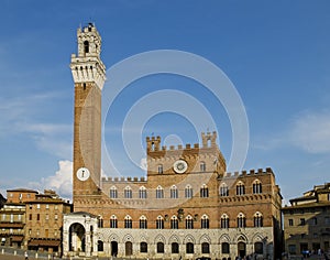 Palazzo Pubblico. Siena, Italy photo