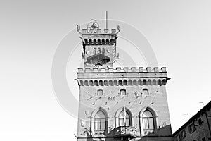 Palazzo Pubblico is the town hall of the City of San Marino, it is the official Government Building