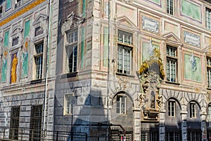 Palazzo San Giorgio of Genova. Liguria, Italy. photo