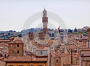 Palazzo Vecchio Arnolfo Tower Florence Rooftops photo