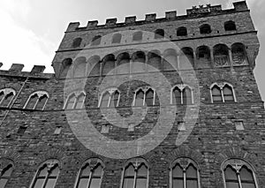 Palazzo Vecchio Building in Florence, in Piazza della Signoria photo