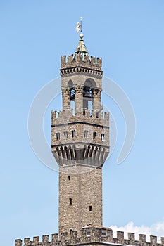 The Palazzo Vecchio in Florence, Italy.