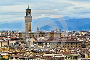 Palazzo Vecchio in Florence, Italy.