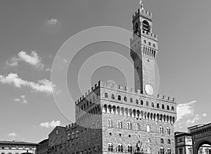 Palazzo Vecchio in Piazza della Signoria in Florence, Tuscany