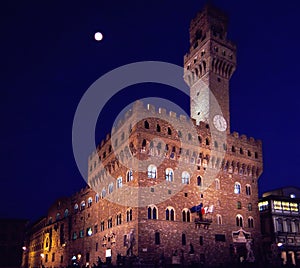 Palazzo Vecchio in Piazza Signoria Florence Italy