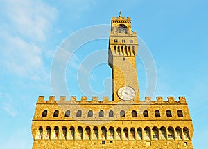 Palazzo Vecchio in Signoria Square in Florence, Italy 1299-1314 photo