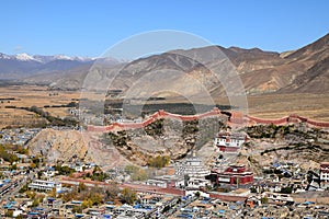 The Palcho Monastery  in the Nyangchu river valley in Gyantse, Shigatse Prefecture, Tibet Autonomous Region, China. photo