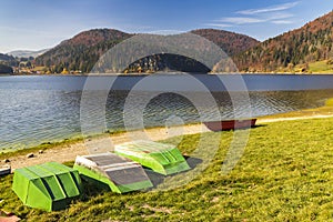 Palcmanska Masa lake near Dedinky, National Park Slovensky Raj, Slovakia