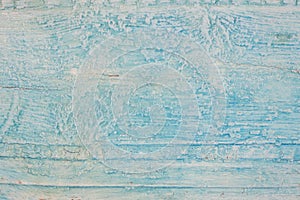 Pale blue wood planks texture or background.Vintage wood background with peeling paint. Shabby Wood Background .Old