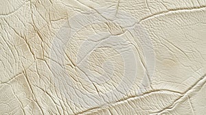 Pale cream leather with a rough tree barklike texture adding a rugged and natural element to the embossing