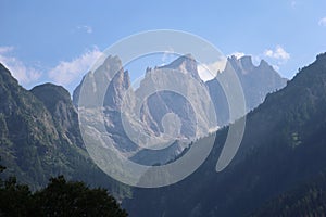 Pale di San Martino range panorama landscape