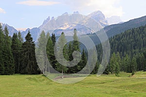 Pale di San Martino range panorama landscape