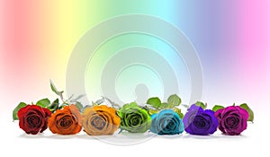 Colour Healing Therapy concept background message banner photo