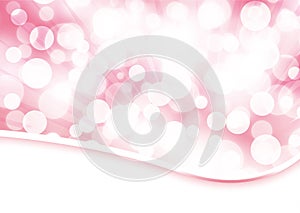 Pale rose bokeh abstract background