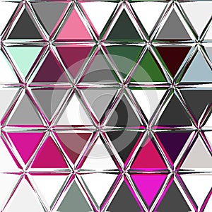 Pale triangle background in wine, white, grey colors