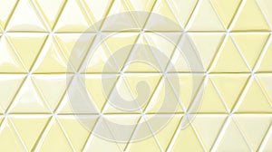 Pale Yellow Geometric Tile Pattern Background.