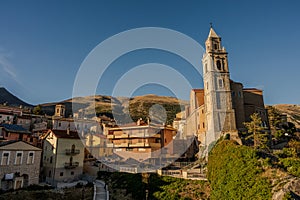 Palena, Abruzzo. Most beautiful villages in Italy. Glimpses of autumn