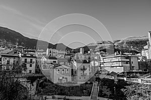 Palena, Abruzzo. Most beautiful villages in Italy. Glimpses of autumn