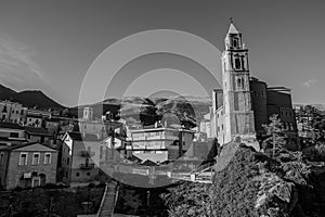 Palena, Abruzzo. Most beautiful villages in Italy. Glimpses of autumn