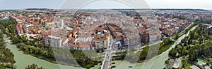 Palencia city, panoramic view