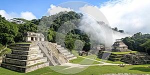 Palenque Ancient Maya Temples Mexico