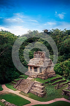 Palenque, Maya city in Chiapas, Mexico