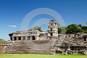 Palenque Maya ruins in Mexico