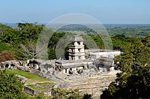 Palenque Maya ruins in Mexico