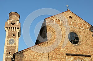 Paleochristian basilica of Saints Felice and Fortunato in Italy photo